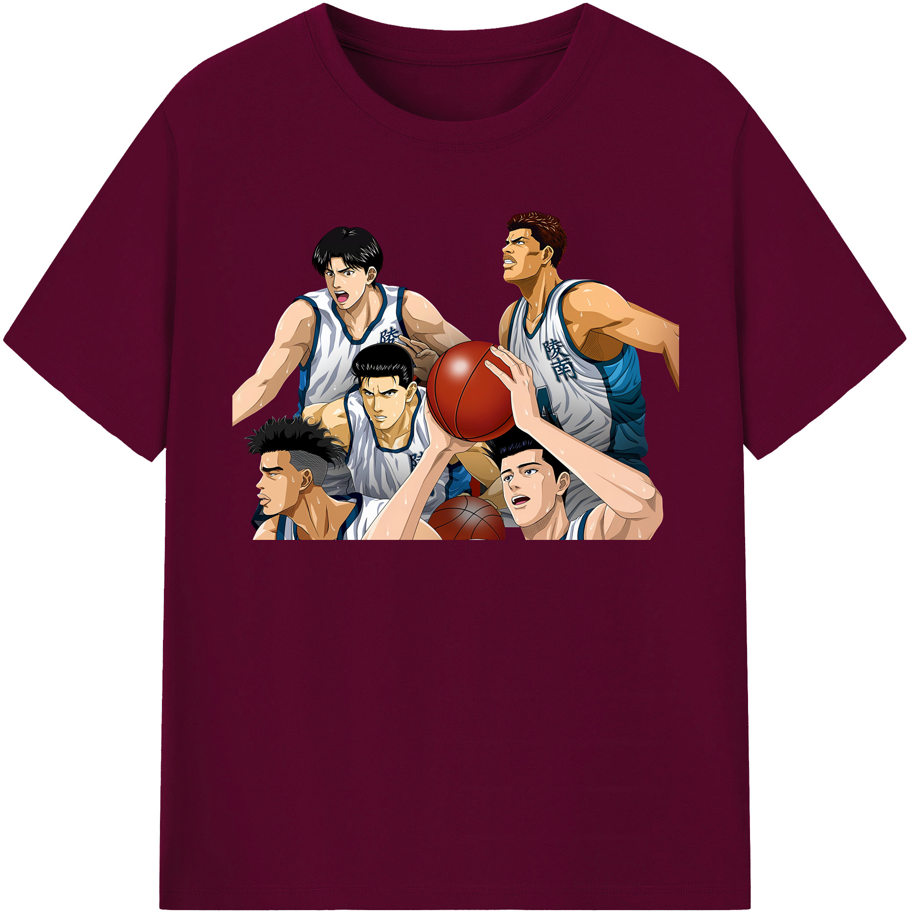 （画像用） SLAM DUNK／スラムダンク レディースカジュアルプリントTシャツ（綿100％）